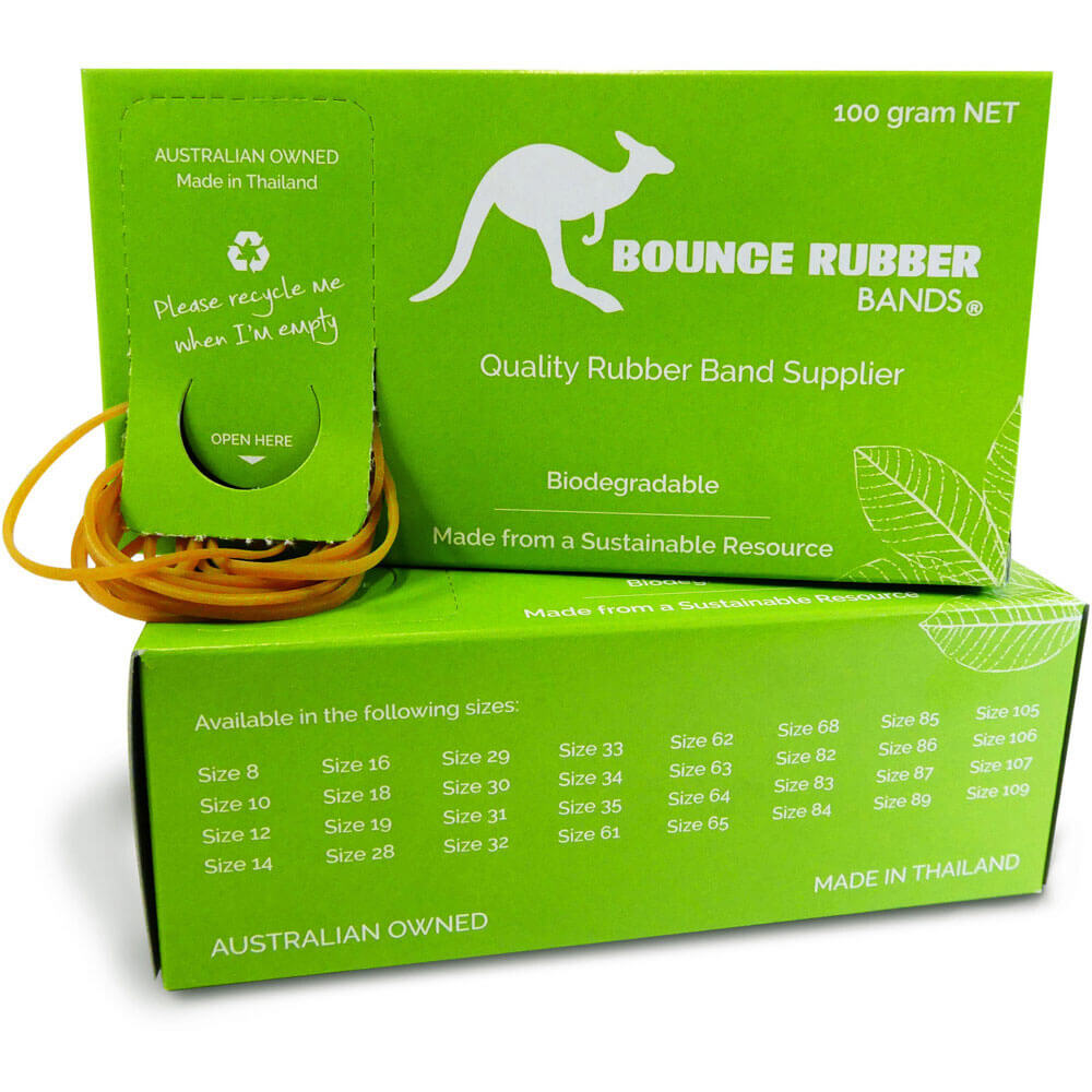 Bounce rubberen bands 100 g (diverse maat)