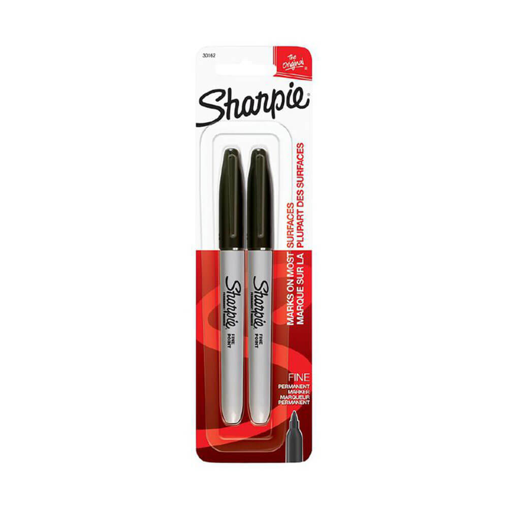 Sharpie Fine Point permanent markør (svart)