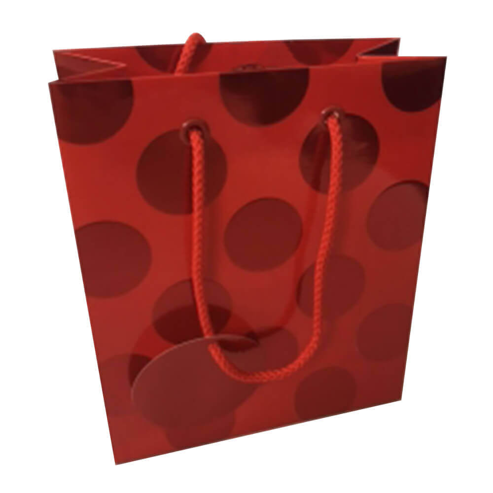 Borsa regalo OzCorp Foil Dot (rosso)