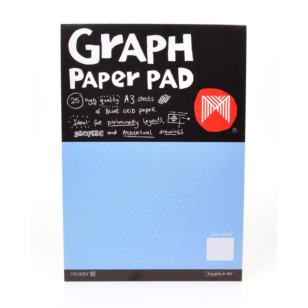 Micador Graph Pad 25 Feuilles (A3)