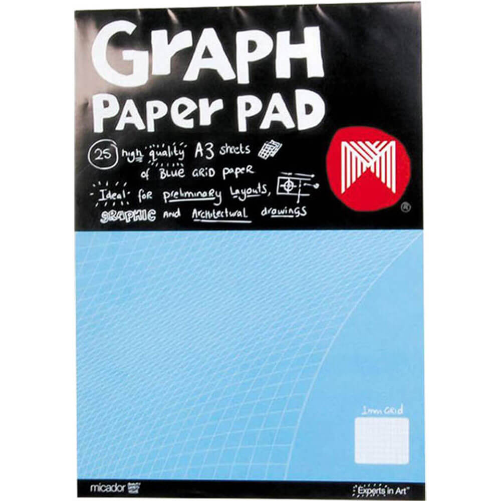 Micador Graph Pad 25 Feuilles (A3)