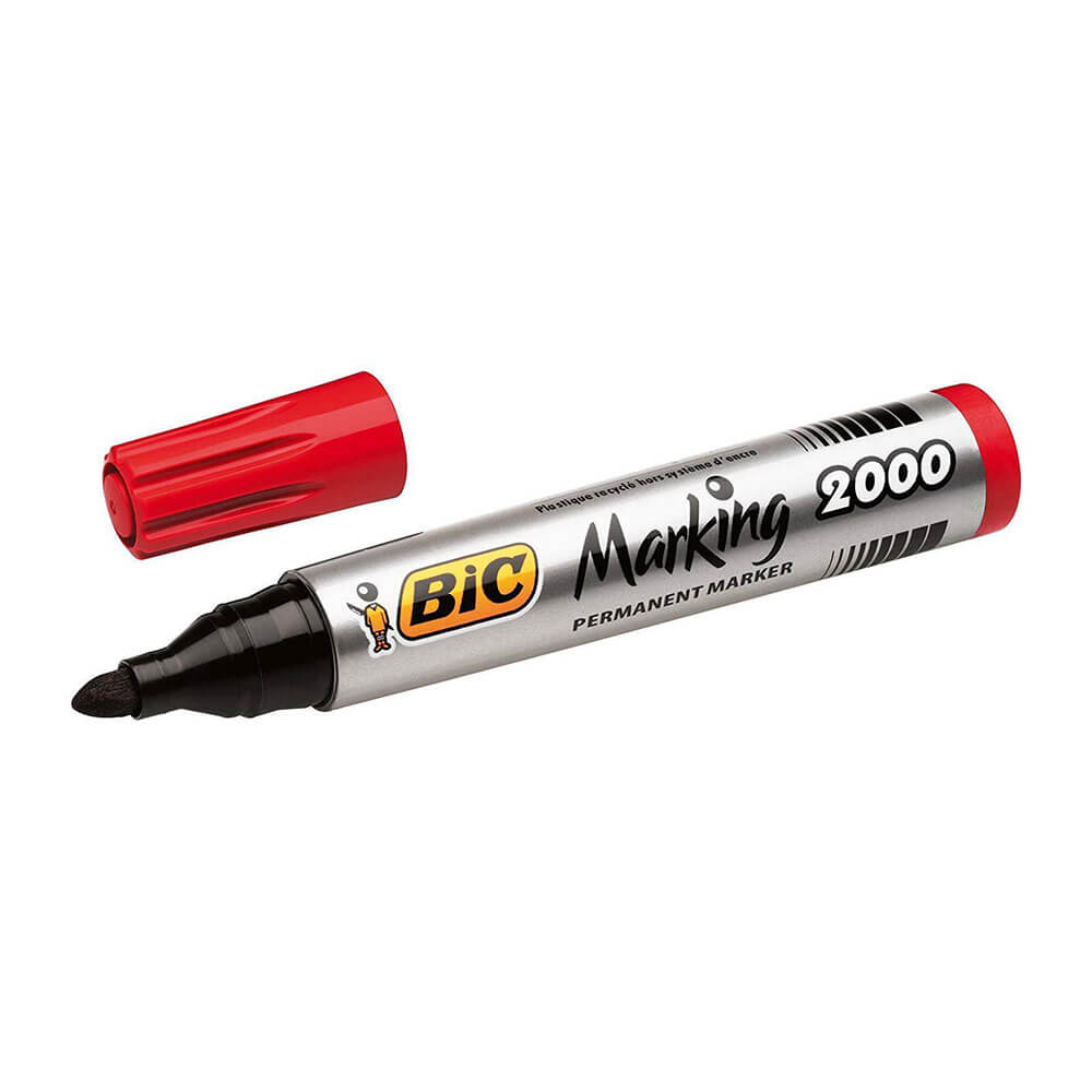 Bic bullet tip permanente marker 12 stcs (1,7 mm)