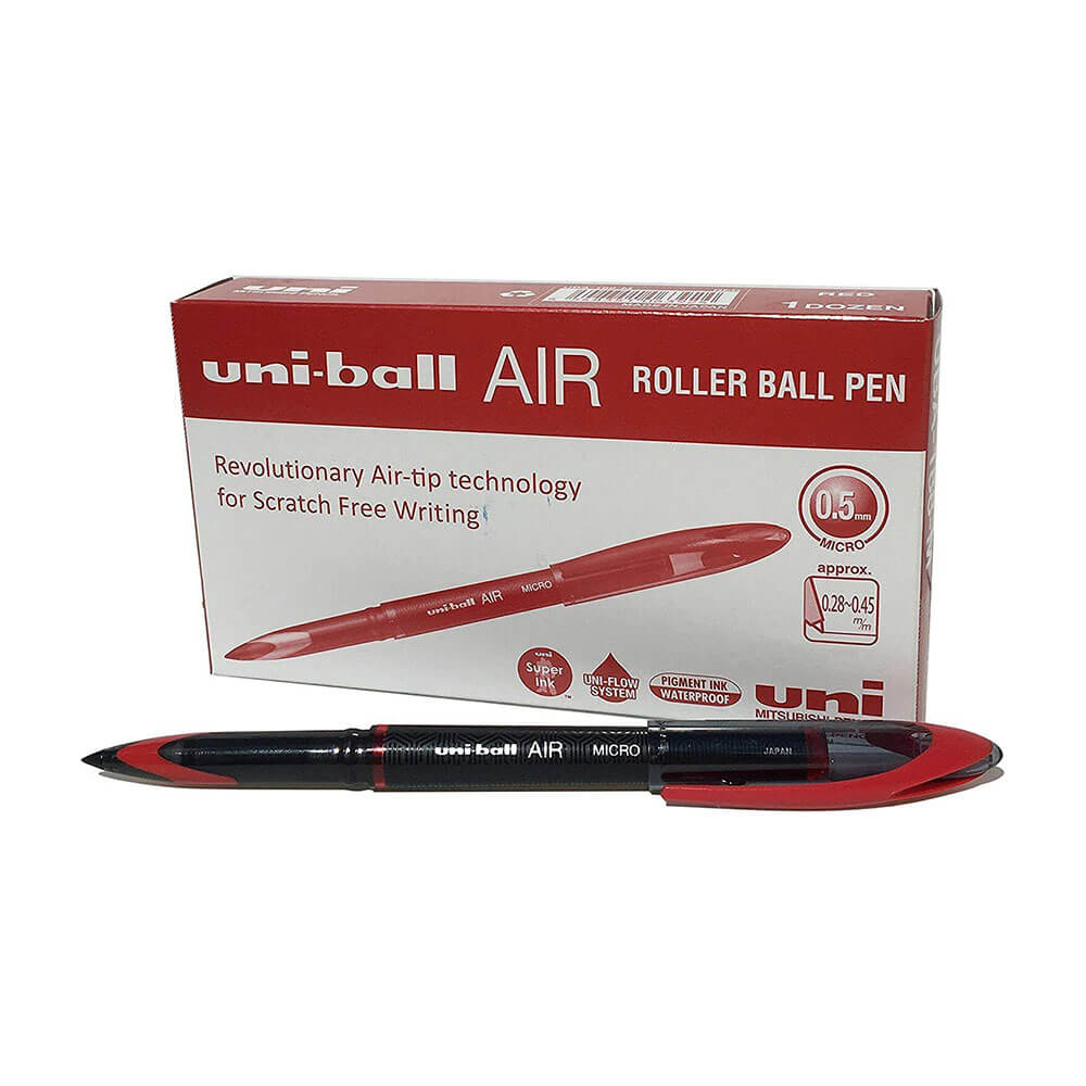 Uni Air Air Liquid Ink Micro Rollerball Pen 0,5 mm 12 stks