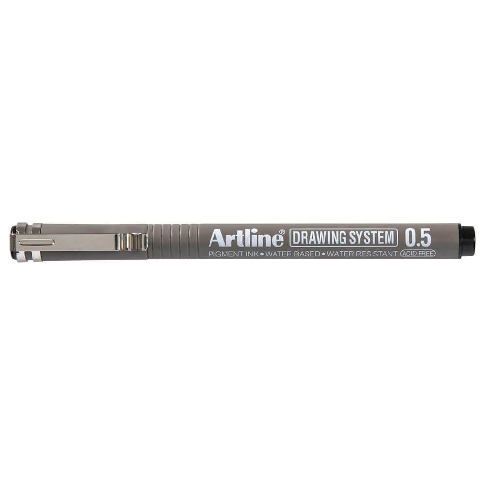 Artline Drawing System Pen 12pcs (negro)