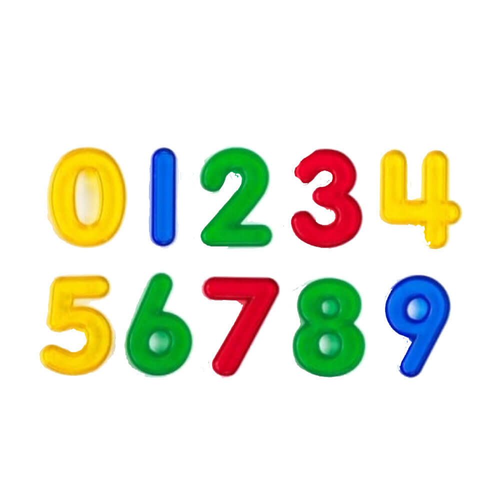 Learning Can Be Fun Transparent Numbers (Set of 10)