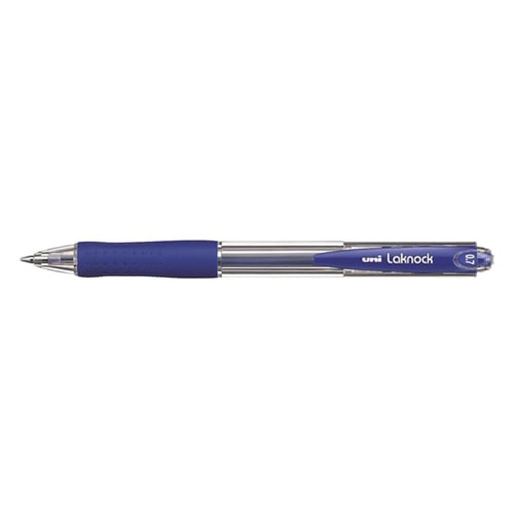 Uni Laknock Pen de bolígrafo retráctil 12pcs (medio)