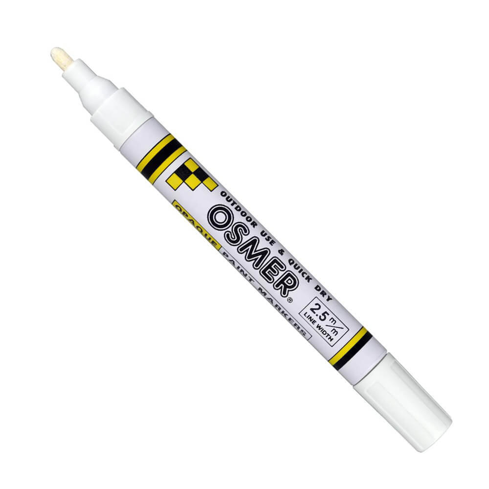 Osmer Paint Marker 12st (vit)