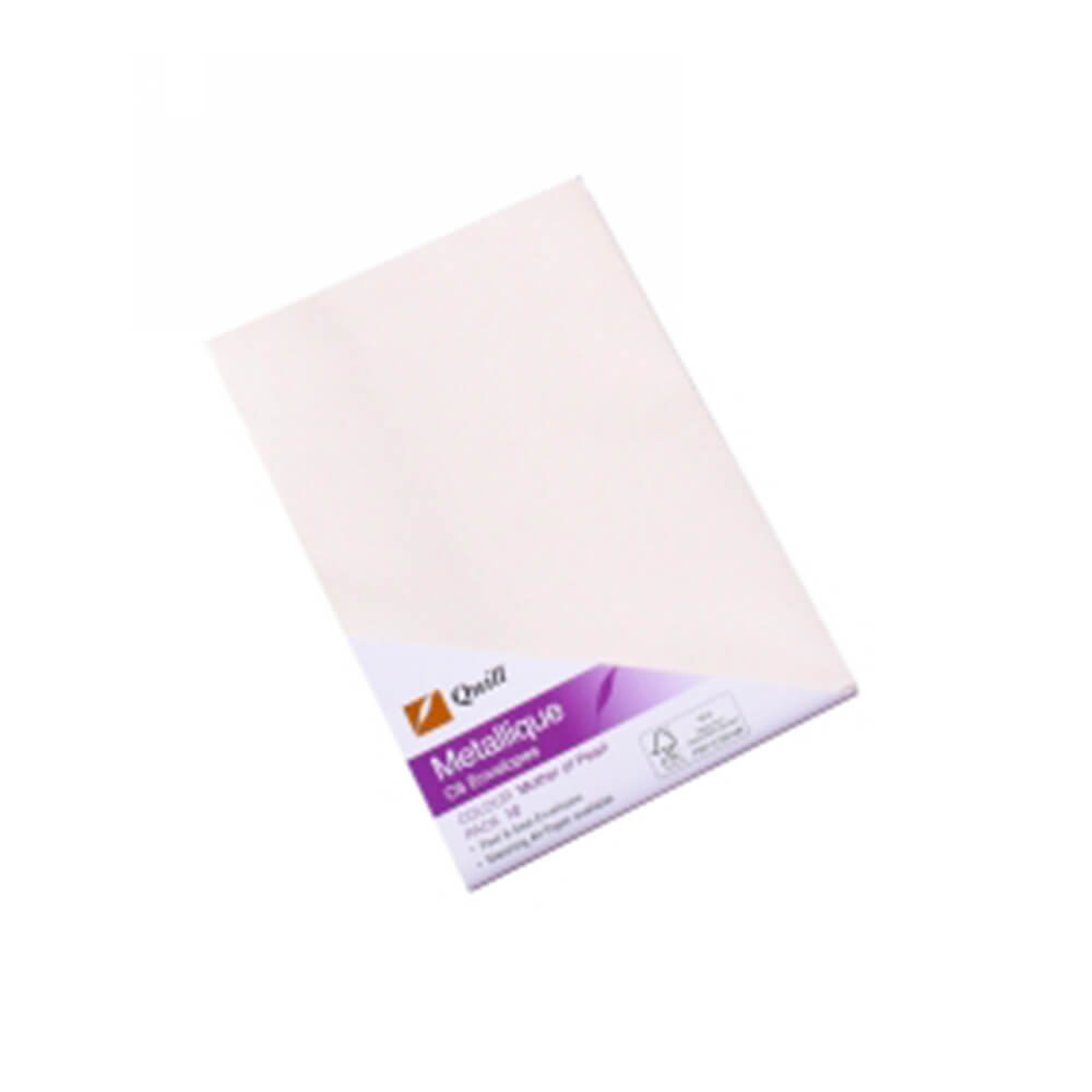 Enveloppes métalliques Quill C6 (pack de 10)