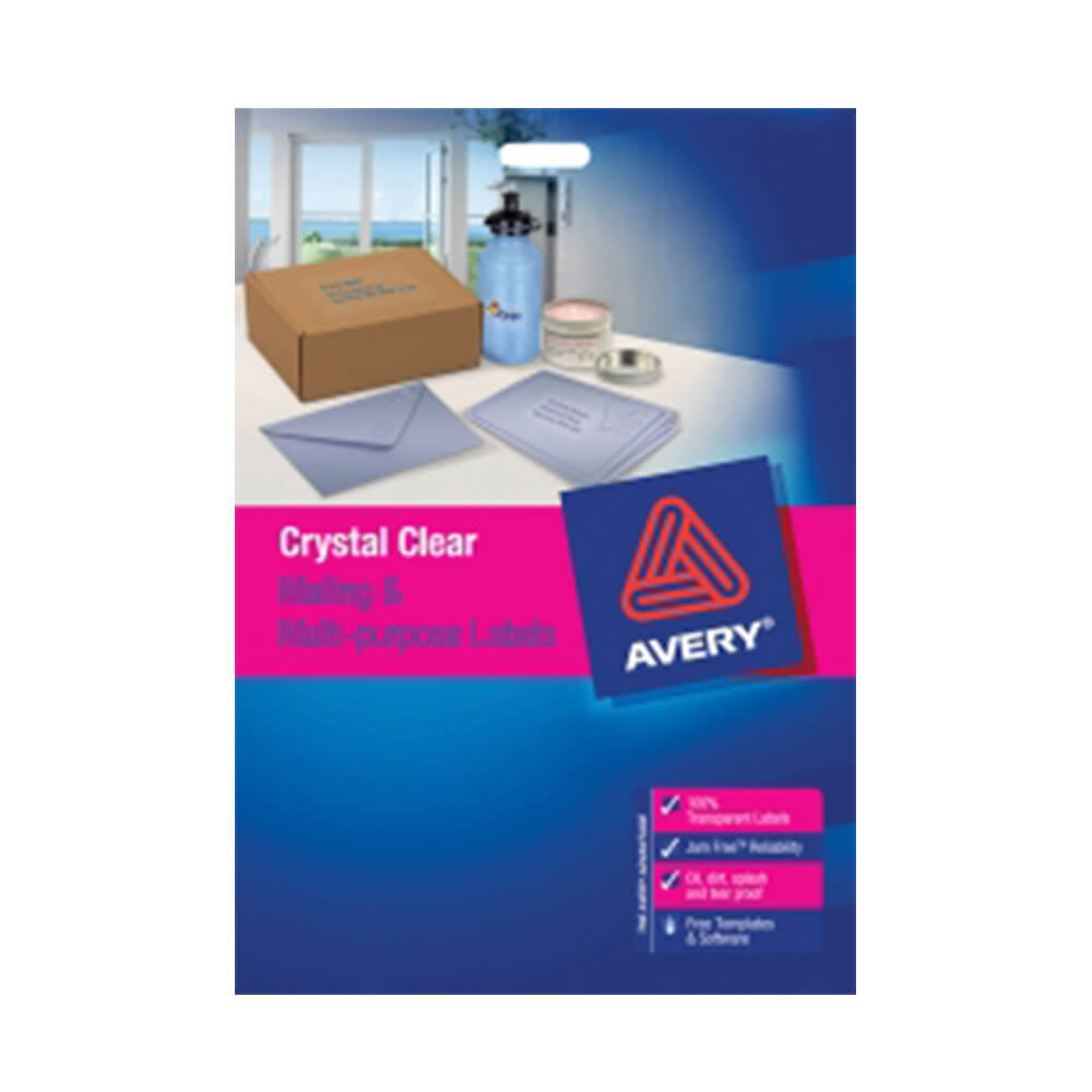 Avery Clear Laser Label (pacote de 25)