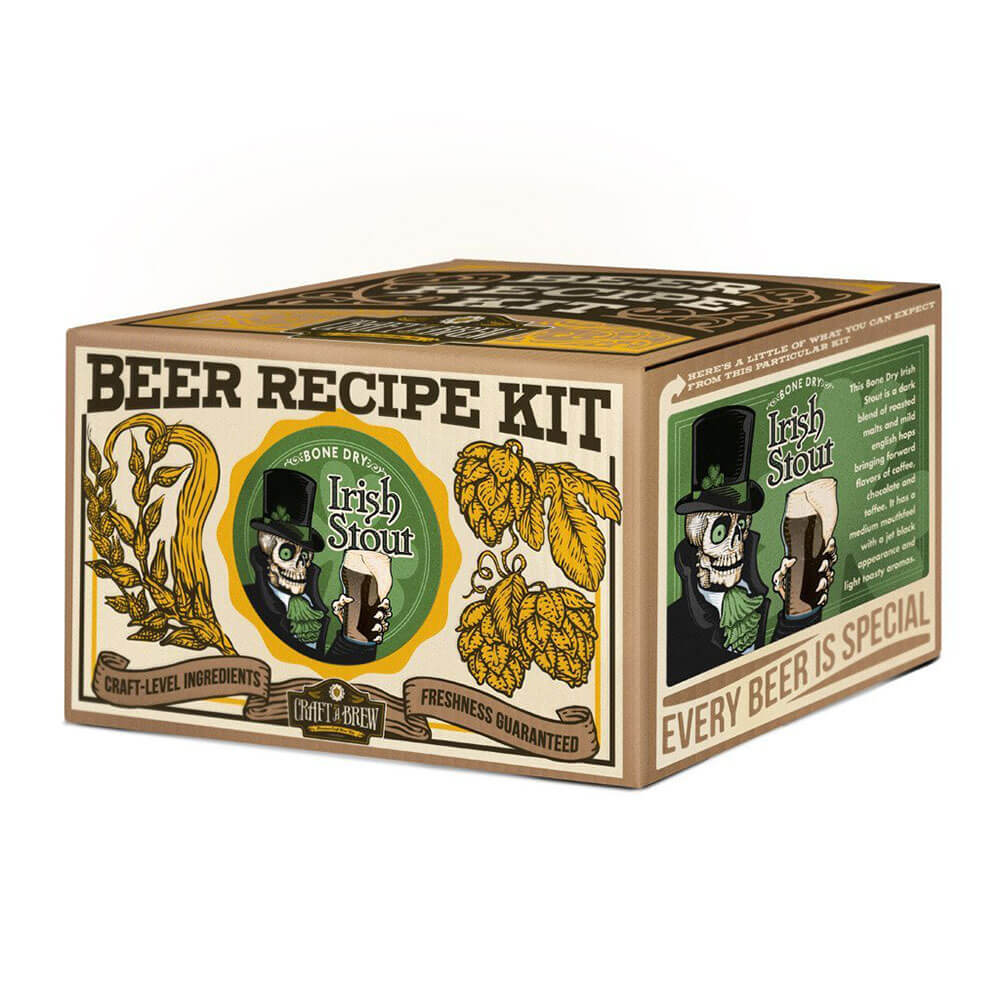 Crea un kit di birra robusto irlandese asciutto