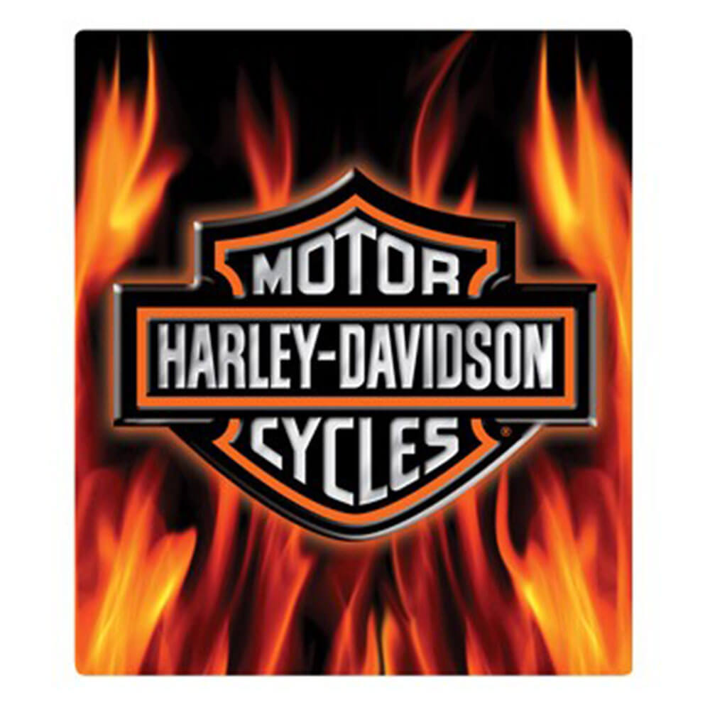 Harley Davidson Die Cut preged Tin Sign