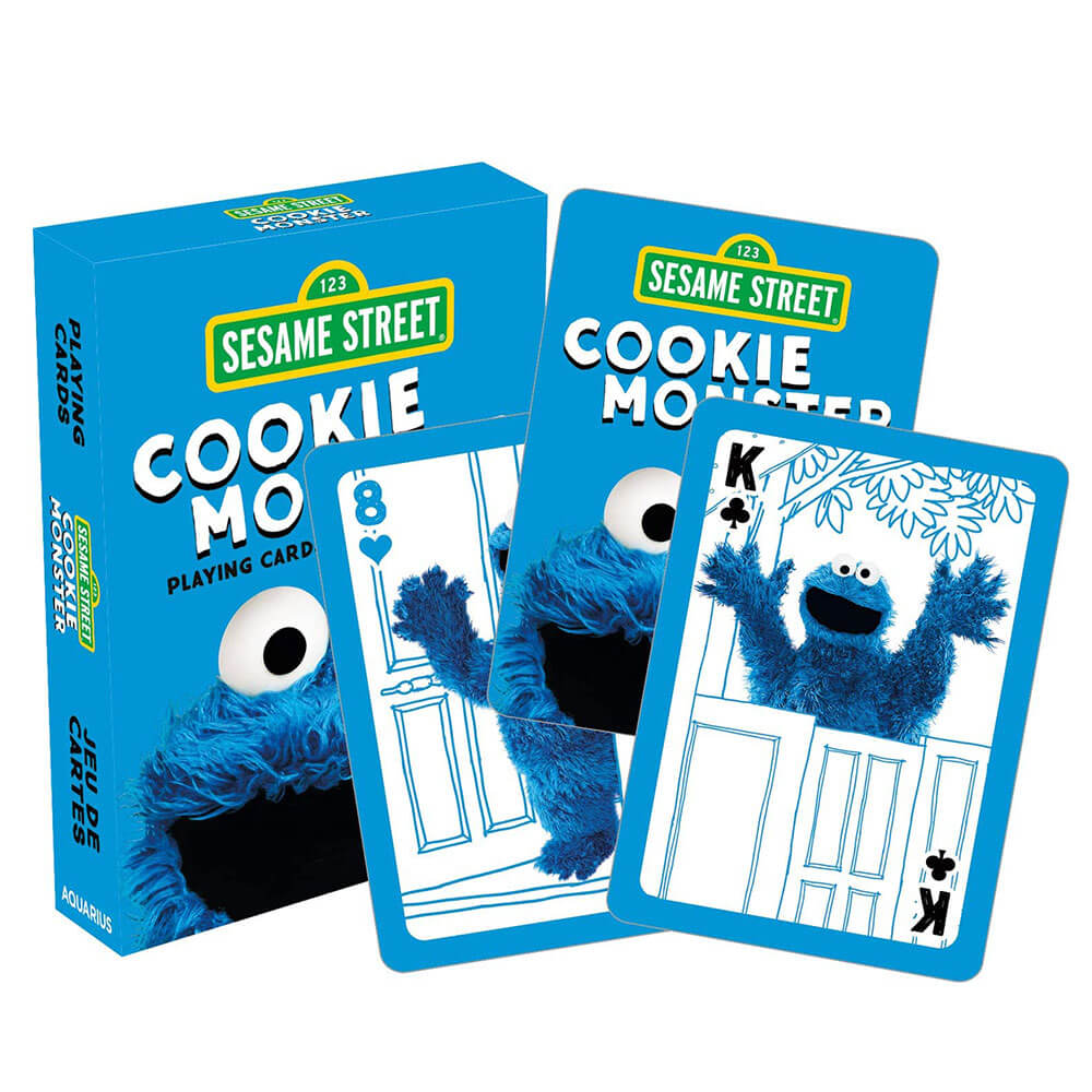 Sesame Street Cookie Monster Playing Cards