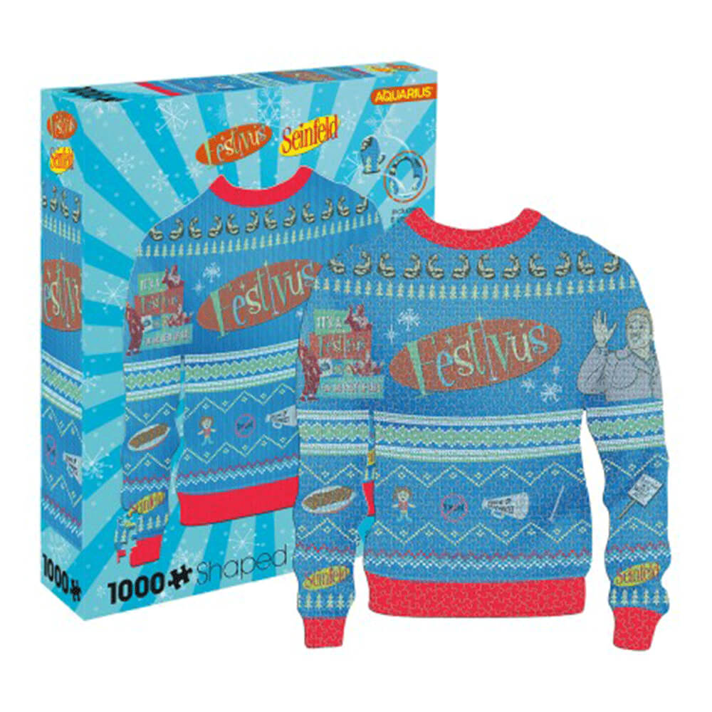 Aquarius Ugly Sweater Jigsaw Puzzle 1000pc