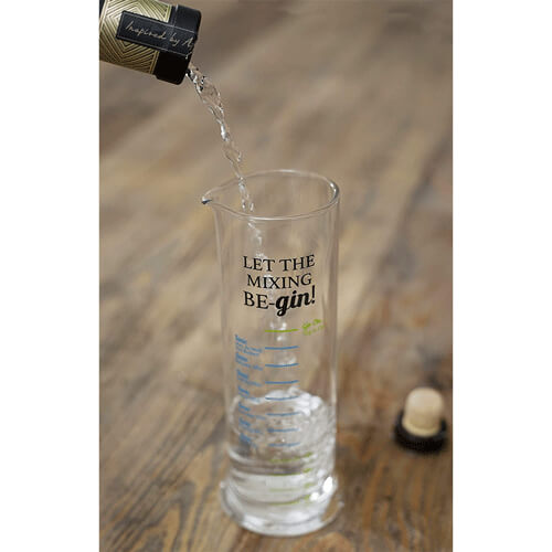 Let the Mixing Be Gin Measurement Glass