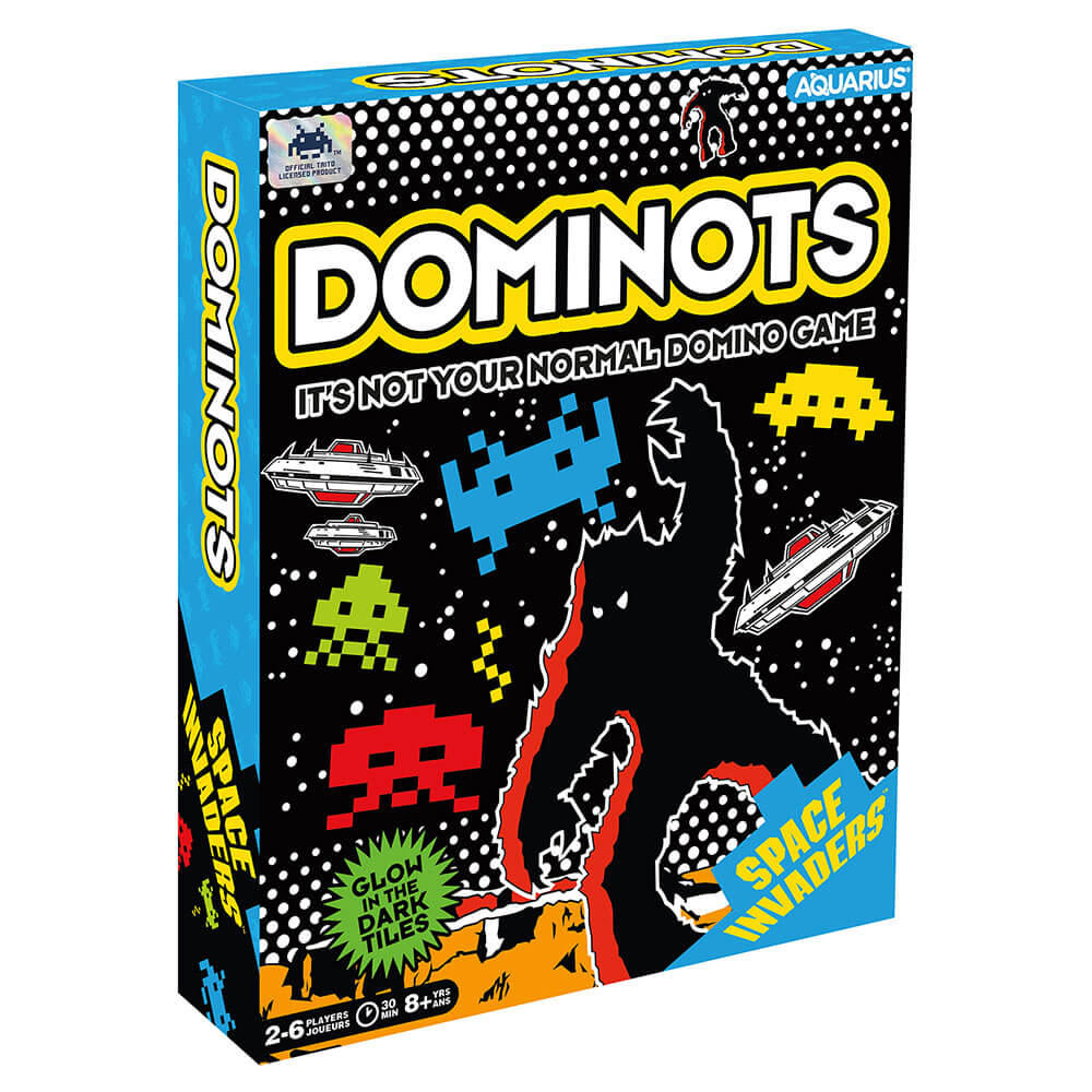 Aquarius Space Invaders Glow in the Dark Dominots